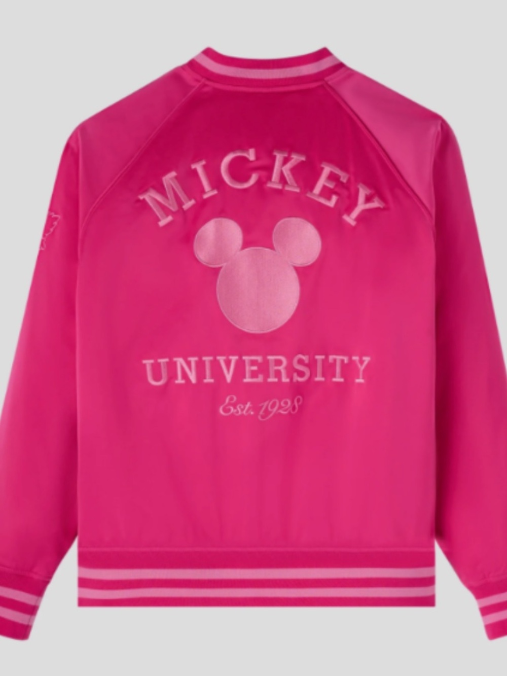 OVO X Disney Valentine's Collection Pink Satin Jacket NWT - xlarge